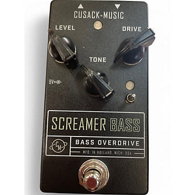 Used Cusack Screamer Bass Overdrive Bass Effect Pedal