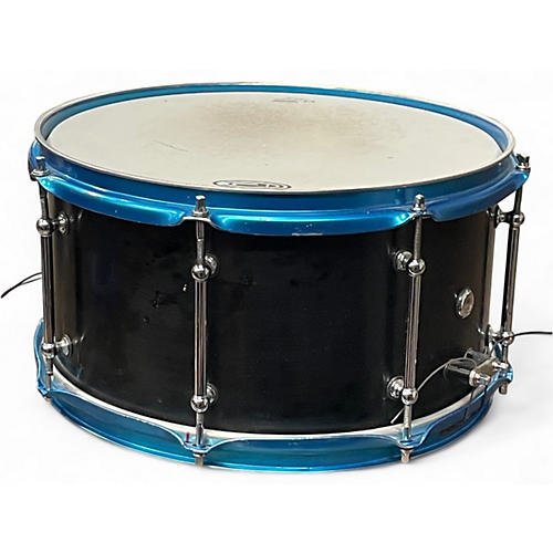 Used Custom 13X6.5 Snare Black Drum Black 197