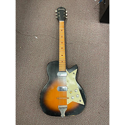 Used Custom Kraft K4144 Sizzler Sunburst Solid Body Electric Guitar