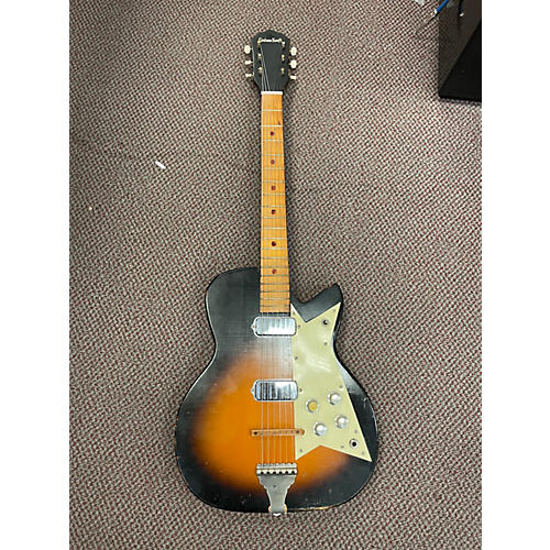 Used Custom Kraft K4144 Sizzler Sunburst Solid Body Electric Guitar Sunburst