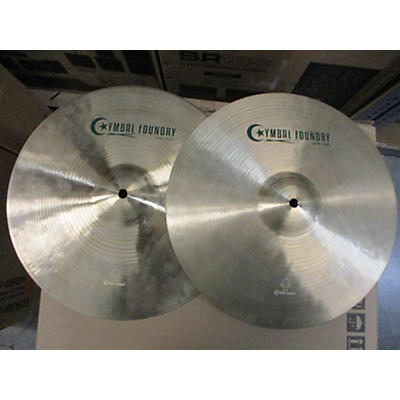 Used Cymbal Foundry 14in Cymbal Foundry Hihat Cymbal