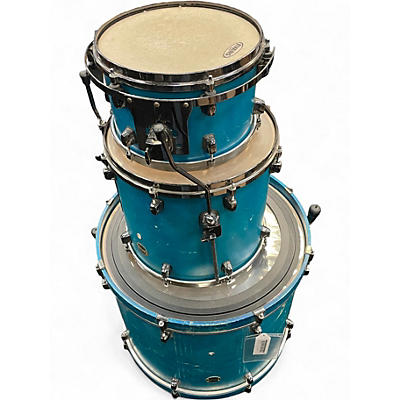 Used D Drum 3 Piece DIATRIBE TEAL Drum Kit