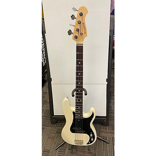 Used D LAKIN P BASS White Electric Bass Guitar White