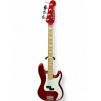 Used D. Lakin Bob Glaub Candy Apple Red Electric Bass Guitar