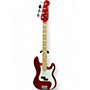 Used D. Lakin Bob Glaub Candy Apple Red Electric Bass Guitar Candy Apple Red