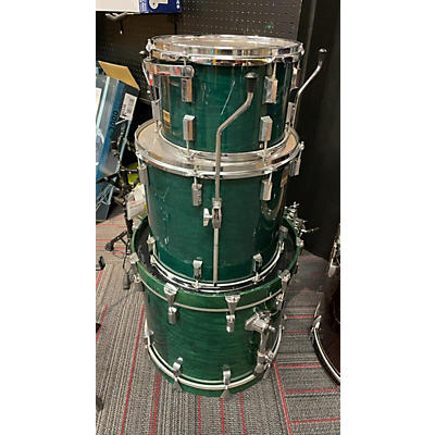 Used D'Amico 3 piece 3-Piece Emerald Green Drum Kit