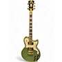 Used D'Angelico Used D'Angelico ATLANTIC DELUXE HUNTER GREEN Solid Body Electric Guitar HUNTER GREEN