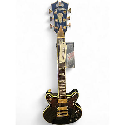 Used D'Angelico BRIGHTON DELUXE Black Solid Body Electric Guitar