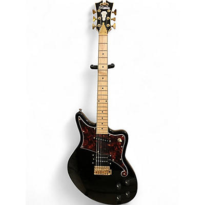 Used D'Angelico Bedford Deluxe Black Solid Body Electric Guitar