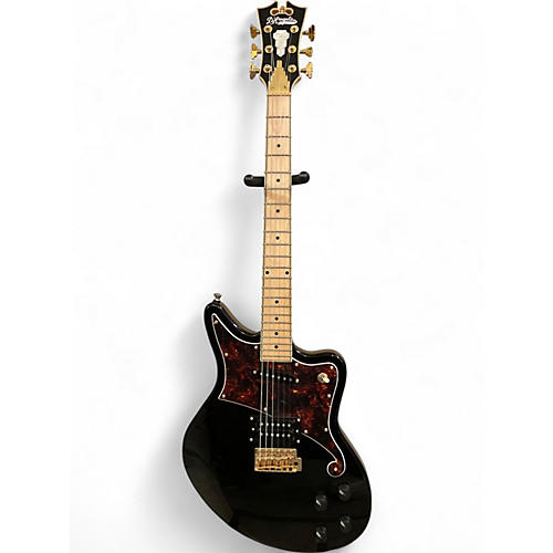 Used D'Angelico Bedford Deluxe Black Solid Body Electric Guitar Black