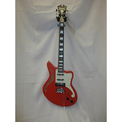 D'Angelico Used D'Angelico Bedford SH Fiesta Red Hollow Body Electric Guitar