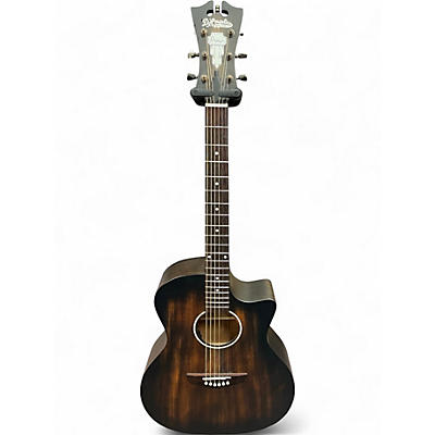 Used D'Angelico DAPCSG200ATBAP Worn Brown Acoustic Electric Guitar