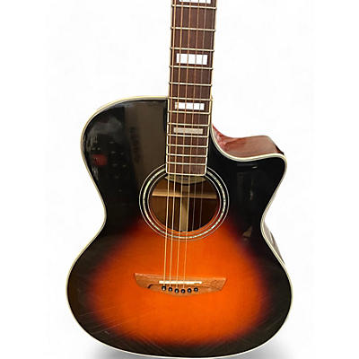 Used D'Angelico DAPCSG200VSBCP 2 Tone Sunburst Acoustic Electric Guitar