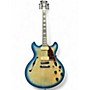 Used D'Angelico DAPDCBLBCSCB9EX Blue Hollow Body Electric Guitar Blue