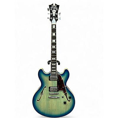 Used D'Angelico DAPDCXTBBCS Blue Burst Solid Body Electric Guitar