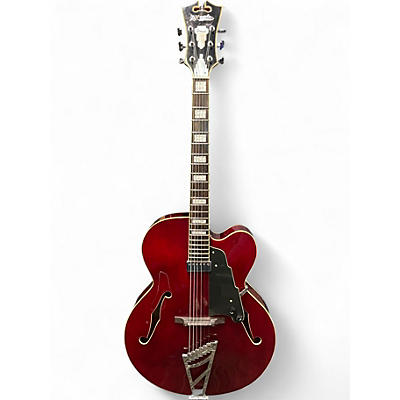 Used D'Angelico DAPEXL1TWNCT Cherry Hollow Body Electric Guitar