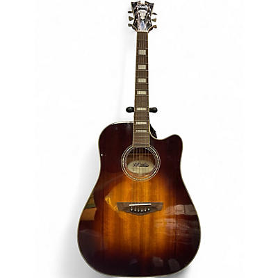 Used D'Angelico DAPGC10SBG 2 Tone Sunburst Acoustic Electric Guitar
