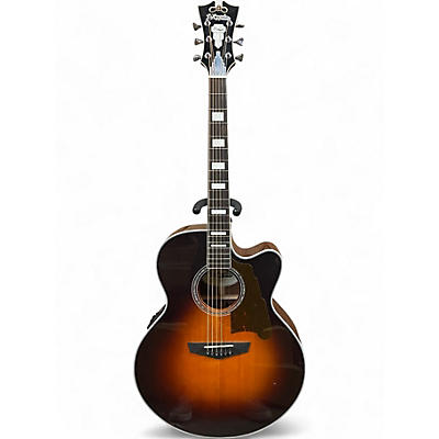 Used D'Angelico DAPJ600VSBCPS 3 Tone Sunburst Acoustic Guitar