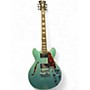 Used D'Angelico DAPMINIDCOTCSCB Blue Hollow Body Electric Guitar Blue