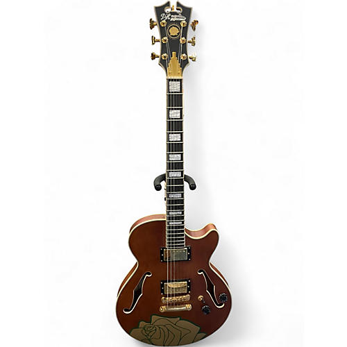 Used D'Angelico DAPSSGDAB Natural Hollow Body Electric Guitar Natural