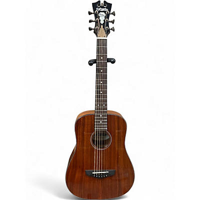 Used D'Angelico DAPTRVKOA Brown Acoustic Guitar