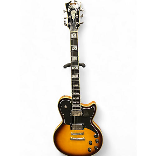 D'Angelico Used D'Angelico DELUXE ATLANTIC Tobacco Burst Solid Body Electric Guitar Tobacco Burst