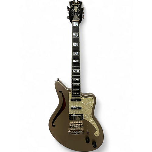Used D'Angelico DELUXE BEDFORD HS Antique Gold Hollow Body Electric Guitar Antique Gold
