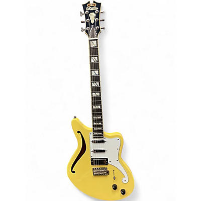 Used D'Angelico DELUXE BEDFORD SH Yellow Hollow Body Electric Guitar
