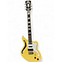 Used D'Angelico DELUXE BEDFORD SH Yellow Hollow Body Electric Guitar Yellow
