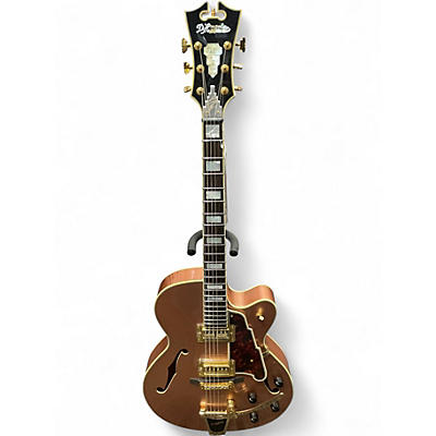 Used D'Angelico DELUXE DLX 175 ROSE GOLD Hollow Body Electric Guitar