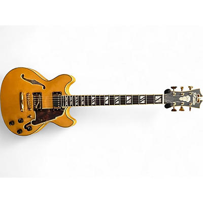 Used D'Angelico DELUXE MINI DC Natural Hollow Body Electric Guitar
