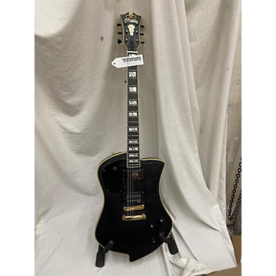 D'Angelico Used D'Angelico DELUXE SERIES LUDLOW Black Solid Body Electric Guitar