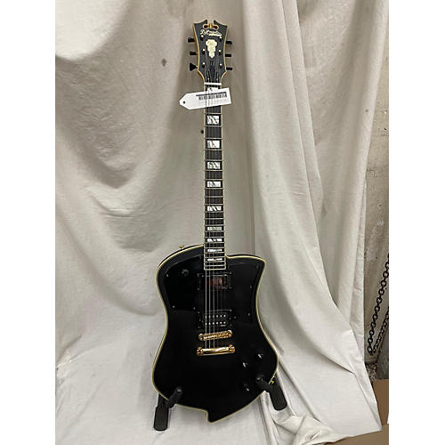 D'Angelico Used D'Angelico DELUXE SERIES LUDLOW Black Solid Body Electric Guitar Black