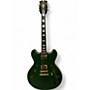 Used D'Angelico DLX DCSP  Emerald Green Hollow Body Electric Guitar Emerald Green