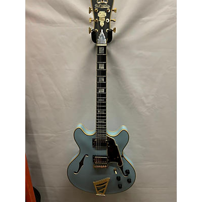 D'Angelico Used D'Angelico DLX DCTP BABY BLUE Hollow Body Electric Guitar