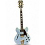 Used D'Angelico DLX DCTP Matte Blue Hollow Body Electric Guitar Matte Blue