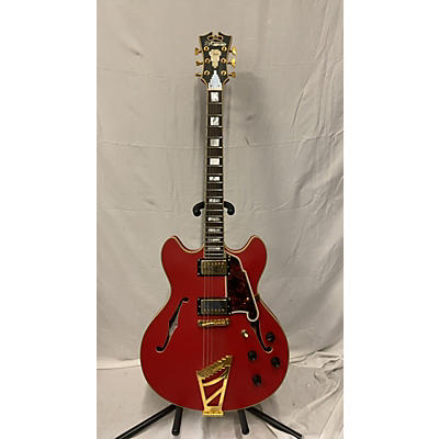 D'Angelico Used D'Angelico DLX DCTP Satin Red Hollow Body Electric Guitar