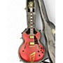 Used D'Angelico  DLX DCTP Satin Red Hollow Body Electric Guitar Satin Red