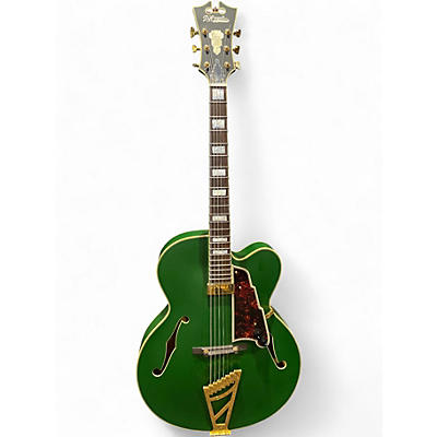 Used D'Angelico DLX EXL1 Green Hollow Body Electric Guitar