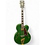 Used D'Angelico DLX EXL1 Green Hollow Body Electric Guitar Green