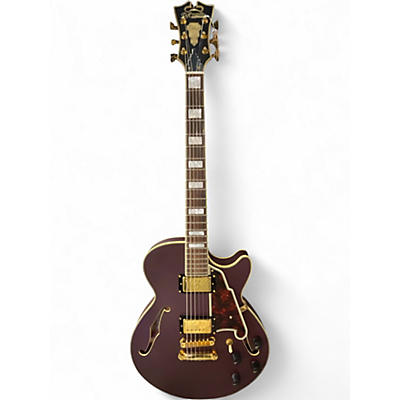Used D'Angelico DLX  Purple Hollow Body Electric Guitar