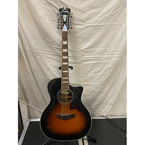 D'Angelico Used D'Angelico Dalpg 2 Color Sunburst 12 String Acoustic Guitar 2 Color Sunburst