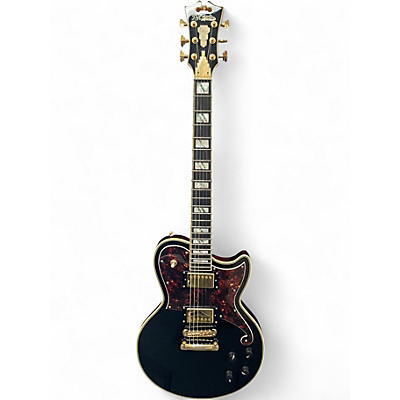 Used D'Angelico Deluxe Atlantic Black Solid Body Electric Guitar
