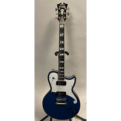 D'Angelico Used D'Angelico Deluxe Atlantic Blue Sapphire Solid Body Electric Guitar