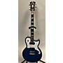 Used D'Angelico Used D'Angelico Deluxe Atlantic Blue Sapphire Solid Body Electric Guitar Blue Sapphire