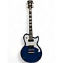 Used D'Angelico Deluxe Atlantic Blue Sapphire Solid Body Electric Guitar Blue Sapphire