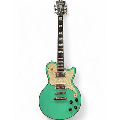 Used D'Angelico Deluxe Atlantic Surf Green Solid Body Electric Guitar