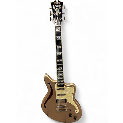 Used D'Angelico Deluxe Bedford SH Desert Gold Hollow Body Electric Guitar Desert Gold