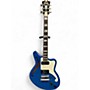 Used D'Angelico Deluxe Bedford SH Sapphire Hollow Body Electric Guitar Sapphire