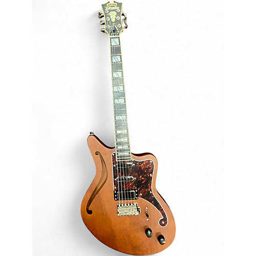 Used D'Angelico Deluxe Bedford SH Walnut Hollow Body Electric Guitar Walnut